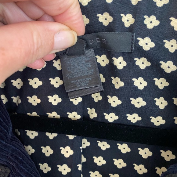 marc jacobs navy corduroy with black trim jacket 6 - Picture 3 of 6